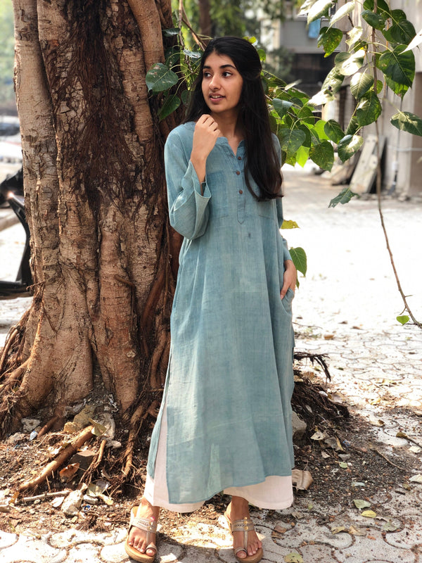 Lazy Indigo Kurta | Relove