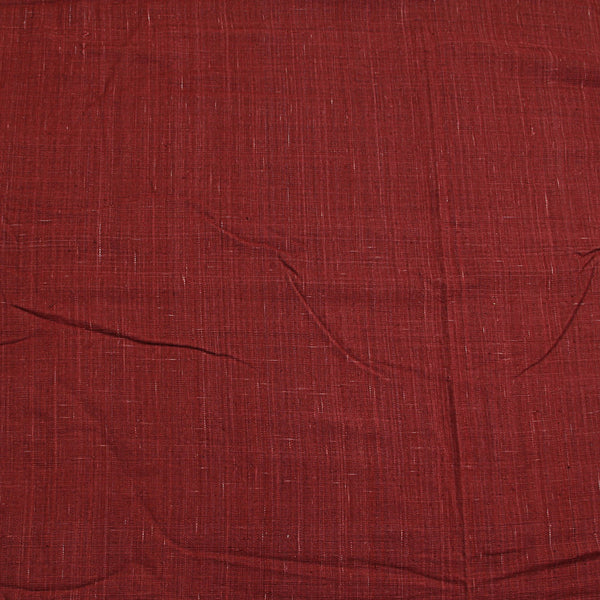 Maroon Handwoven Organic Natural Dyed Fabric