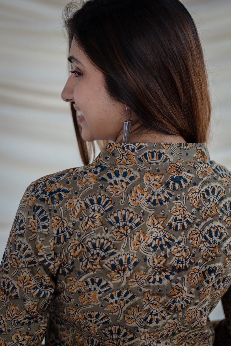 Jeevika Kalamkari Cotton Kurta