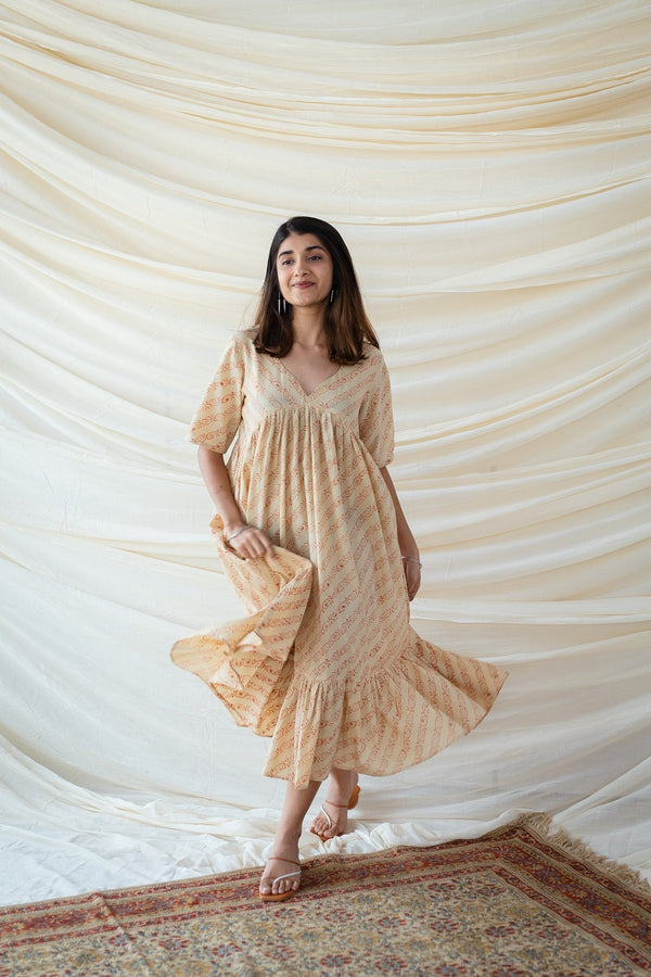Yashi Kalamkari Cotton dress