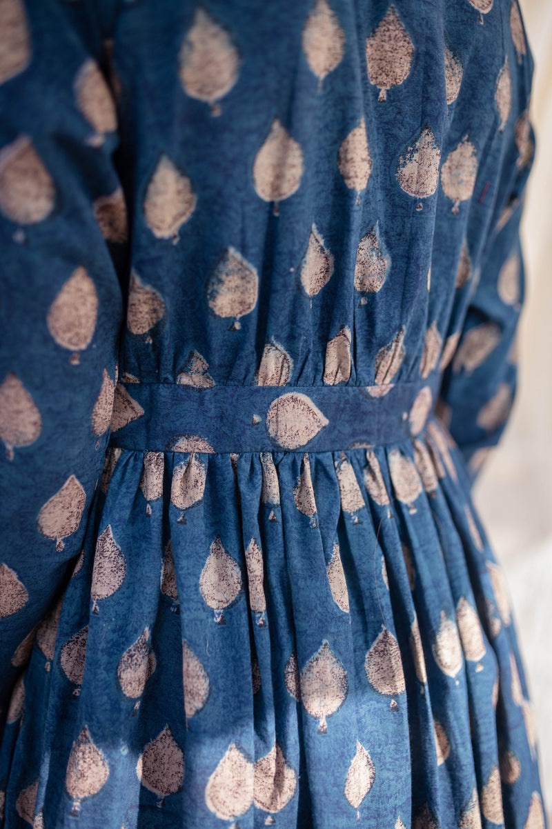Manasvi Bagru Dabu Cotton Dress