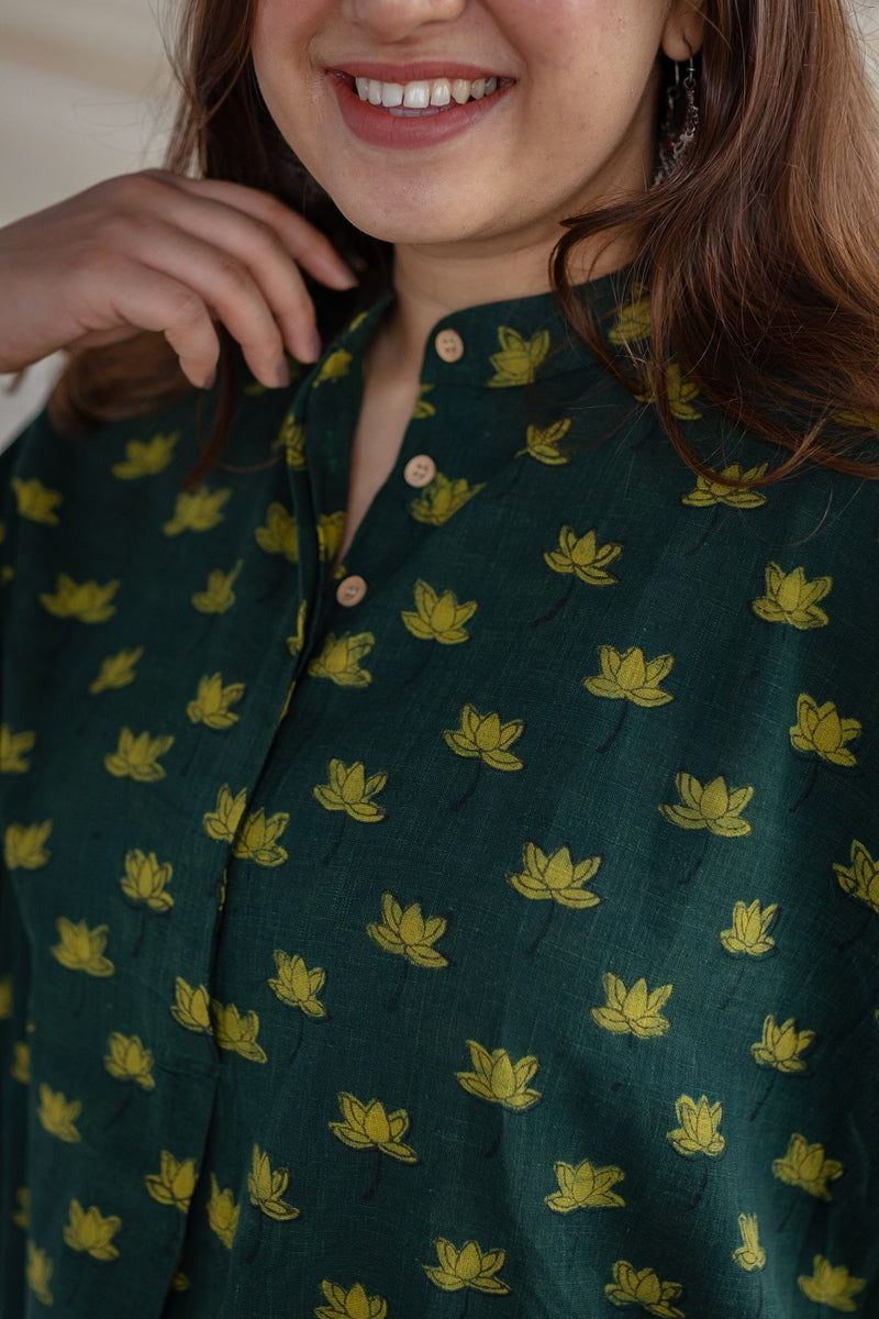 Diya Slub Cotton dress