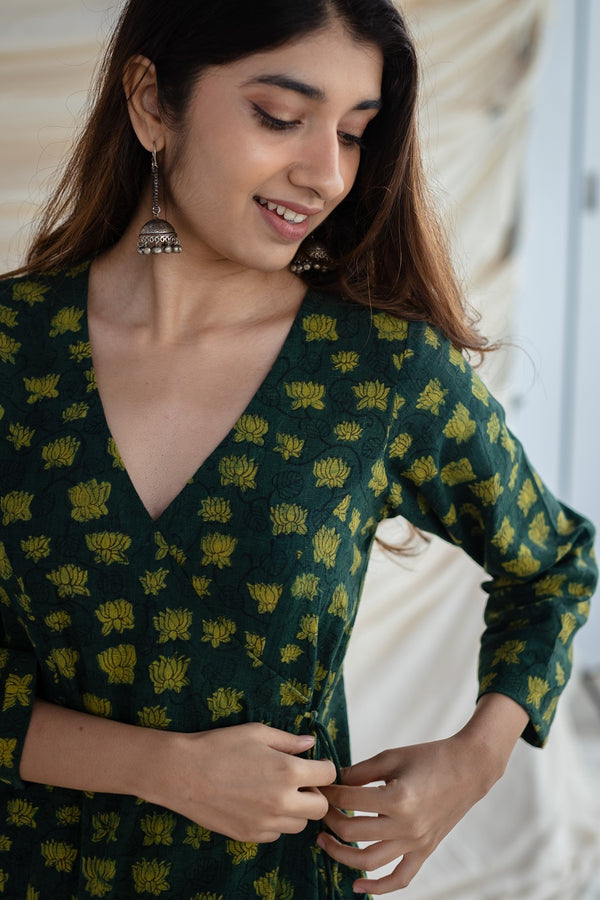 Disha Slub Cotton Angrakha