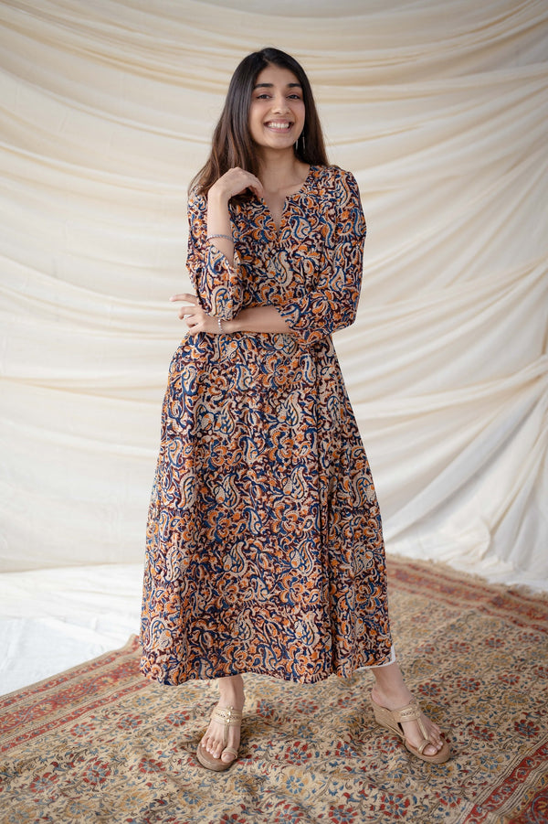 Seema Kalamkari Kali Kurta