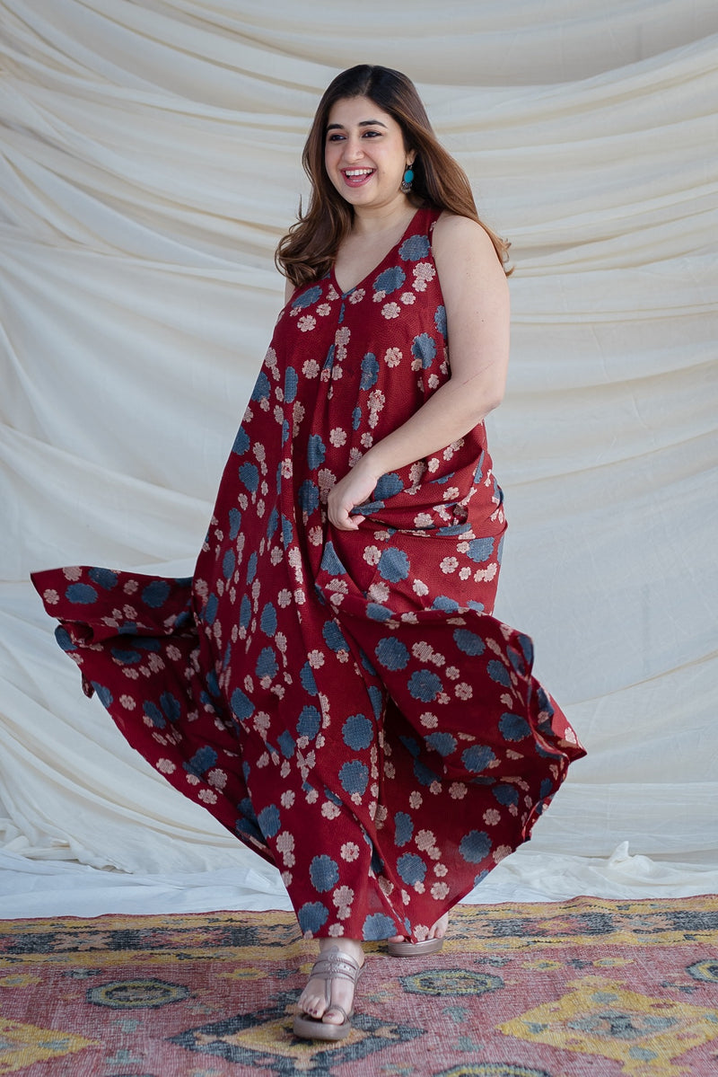 Vishaka Ajrakh Cotton Dress